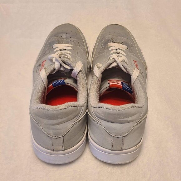NASA Captain Shoes Retro Reflective Silver Gray White Size 8.5 M - Picture 9 of 14